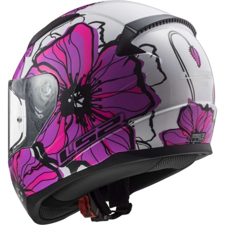 Casco Integrale LS2 Rapid II Poppies Rosa | Motorsport Store