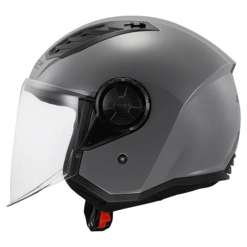 Casco Jet LS2 Airflow II Grigio Nardo lucido | Motorsport Store