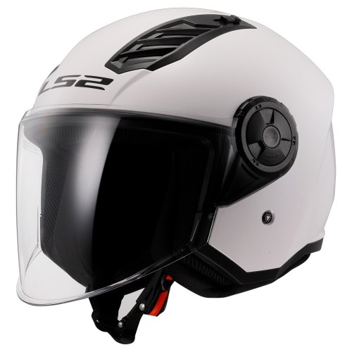 Casco Jet LS2 Airflow II Bianco lucido | Motorsport Store