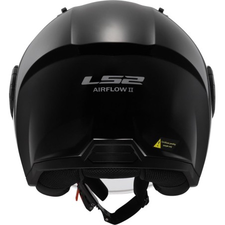 Casco Jet LS2 Airflow II Nero lucido | Motorsport Store