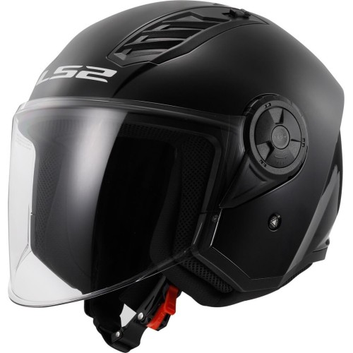 Casco Jet LS2 Airflow II Nero lucido | Motorsport Store