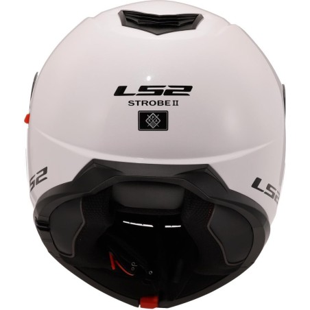 Casco Modulare LS2 Strobe II Bianco lucido | Motorsport Store