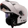 Casco Modulare LS2 Strobe II Bianco lucido | Motorsport Store