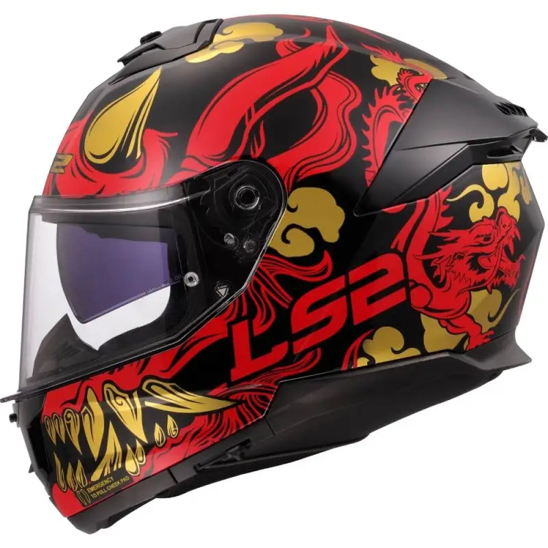 Casco Integrale LS2 Stream II Drako lucido | Motorsport Store