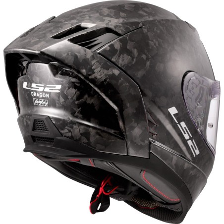 Casco Integrale LS2 Dragon Forged Carbon lucido | Motorsport Store