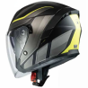 Casco jet MPH  MAXI GRAPH Nero/Giallo/Grigio ECE 22.06