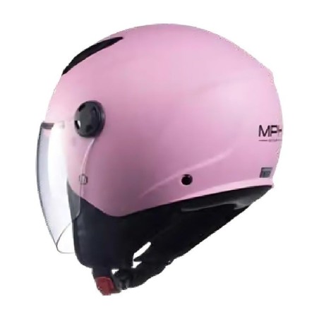 Casco demi-jet MPH Star Rosa opaco ECE 22.06