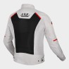 Giacca Moto Uomo LS2 Breeze Grey Black Red | Motor Sport