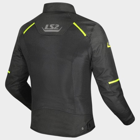 Giacca Moto Uomo LS2 Breeze Black Yellow | Motor Sport