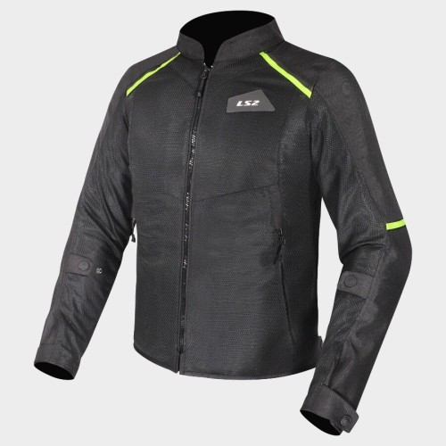 Giacca Moto Uomo LS2 Breeze Black Yellow | Motor Sport