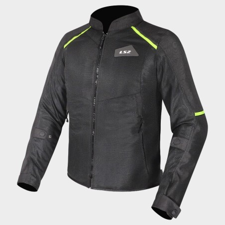Giacca Moto Uomo LS2 Breeze Black Yellow | Motor Sport