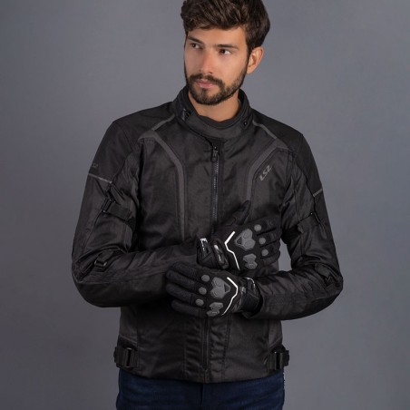 Giacca Moto Uomo LS2 Sepang Black Dark Grey | Motor Sport