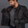 Giacca Moto Uomo LS2 Sepang Black Grey Hi-Vi | Motor Sport