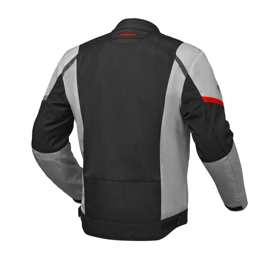 Giacca Moto Uomo Modeka Jano Air Black/Light Grey | Motor Sport