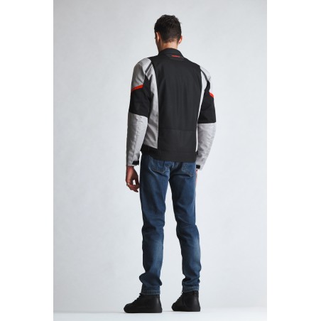 Giacca Moto Uomo Modeka Jano Air Black/Light Grey | Motor Sport