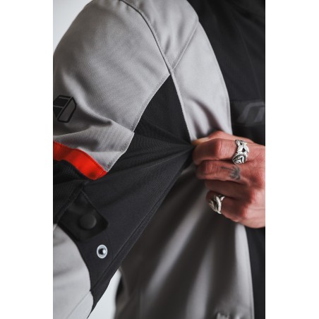 Giacca Moto Uomo Modeka Jano Air Black/Light Grey | Motor Sport