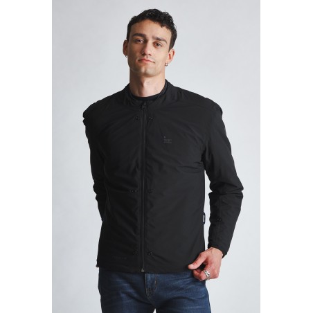 Giacca Moto Uomo Modeka Jano Air Black/Light Grey | Motor Sport