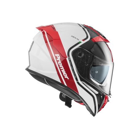 Casco Integrale Premier Devil PH2 Bianco Rosso Nero