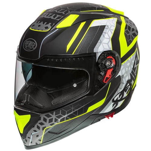Casco Premier Vyrus EM Y9 BM ECE 22.05 Nero Giallo