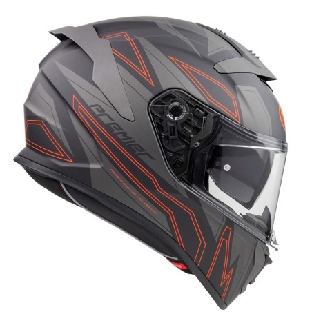Casco Premier Devil EL 93 BM ECE 22.05 Nero Arancio