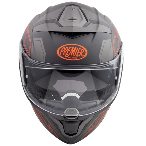 Casco Premier Devil EL 93 BM ECE 22.05 Nero Arancio