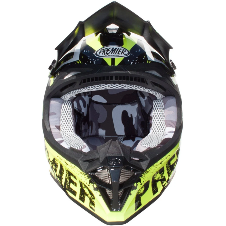 Casco Cross Premier Exige ZXY ECE 22.05 Nero Giallo | Motorsportstore