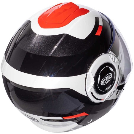 Casco Jet Premier COOL OPT2 ECE 22.05 Nero Bianco Rosso | Motorsportstore