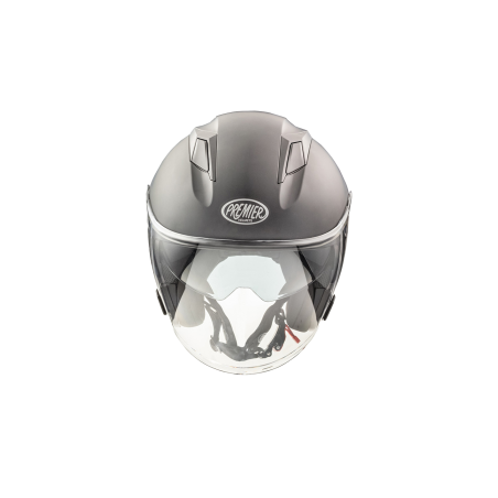 Casco Jet Premier DOKKER U17 BM ECE 22.06 Grigio | Motorsportstore