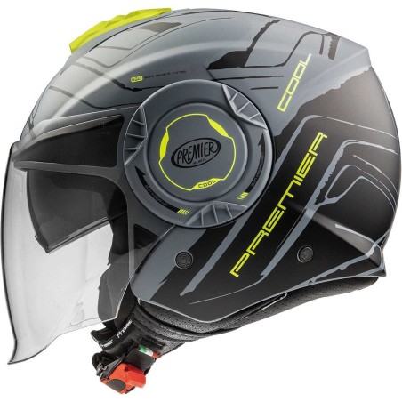 Casco Jet Premier COOL EVO NT Y GREY BM ECE 22.05 | Motorsportstore