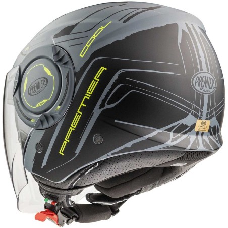 Casco Jet Premier COOL EVO NT Y GREY BM ECE 22.05 | Motorsportstore