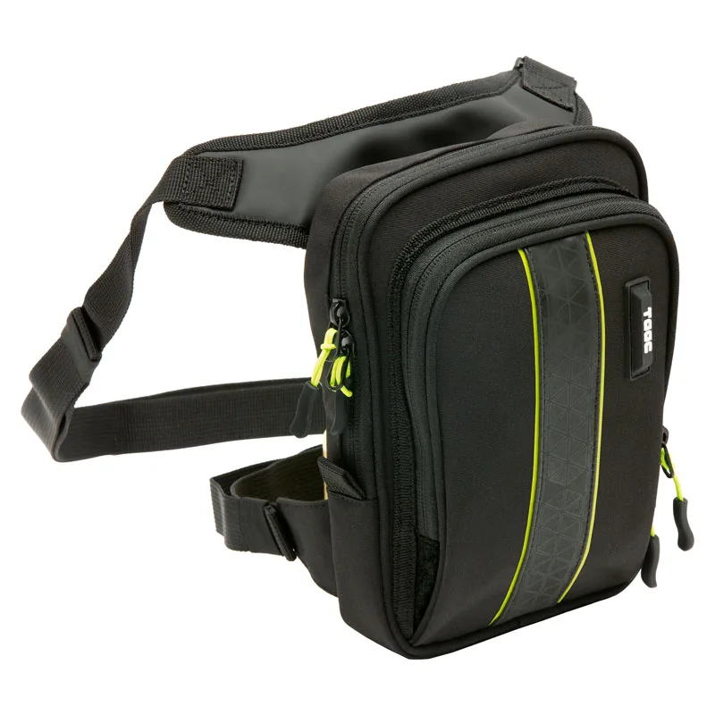 Borsello da Gamba Moto TAAC TC5 Leg Bag 2 Litri Nero con Raincover | Motorsportstore