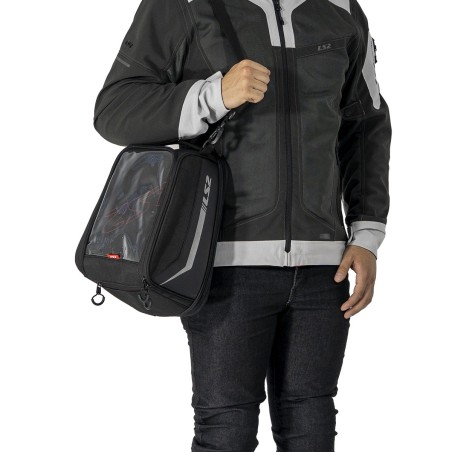 Borsa Serbatoio Moto LS2 Freedom 13-16 Litri Espandibile Magneti e Cinghie | Motorsportstore