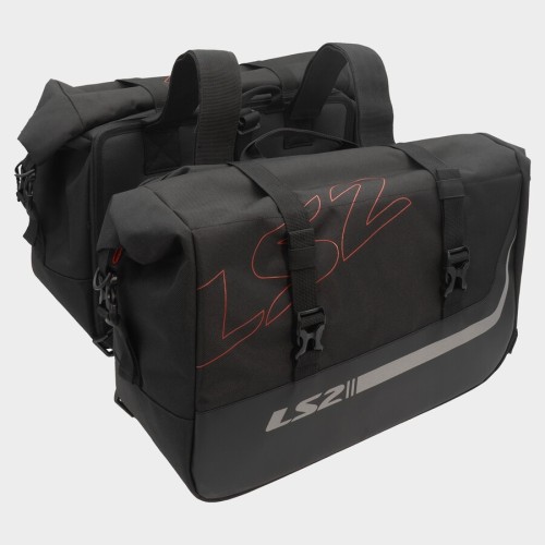 Coppia Borse Laterali Moto LS2 Freedom 20+20 Litri con Sacche Impermeabili IPX4 | Motorsportstore