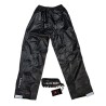 MPH Pantalone Antipioggia Moto Scooter Nero Taglia XL