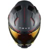 NEXX X.WST3 Fluence Grey Red | Casco Integrale Moto ECE 22.06