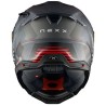 NEXX X.WST3 Fluence Grey Red | Casco Integrale Moto ECE 22.06