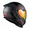 NEXX X.WST3 Fluence Grey Red | Casco Integrale Moto ECE 22.06