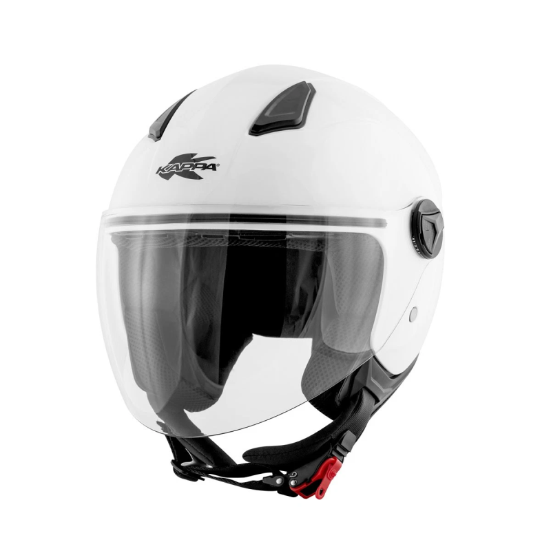 KAPPA KV28 Miami Basic Casco Demi-Jet Bianco Moto Scooter