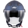 KAPPA KV28 Miami Basic Blu Opaco Casco Demi-Jet ECE 22.05