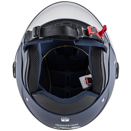 KAPPA KV28 Miami Basic Blu Opaco Casco Demi-Jet ECE 22.05