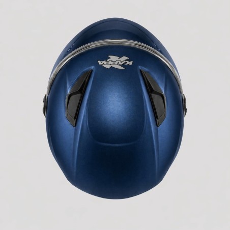 KAPPA KV61 Basic Blu Opaco Casco Jet Moto Scooter ECE 22.06