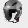KAPPA KV61 Basic Titanio Opaco Casco Jet Moto Scooter ECE 22.06