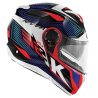 KAPPA KV32 Orlando Mixer Casco Modulare P/J Blu Rosso ECE 22.05