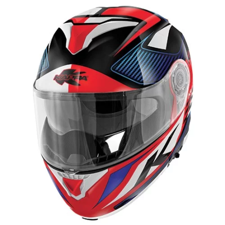 KAPPA KV32 Orlando Mixer Casco Modulare P/J Blu Rosso ECE 22.05