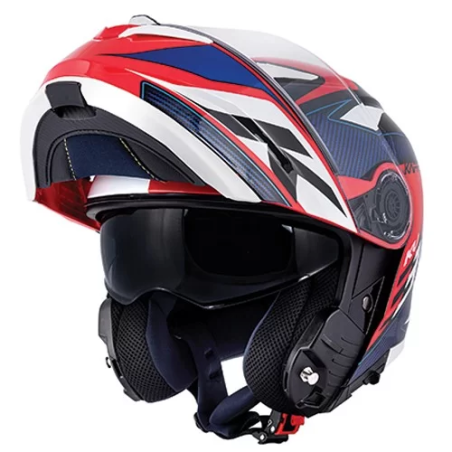 KAPPA KV32 Orlando Mixer Casco Modulare P/J Blu Rosso ECE 22.05