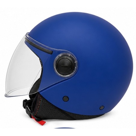 Casco Jet MT Street Solid A7 Blu Opaco Moto Scooter