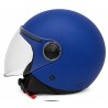 Casco Jet MT Street Solid A7 Blu Opaco Moto Scooter