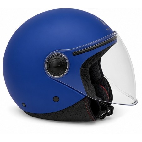 Casco Jet MT Street Solid A7 Blu Opaco Moto Scooter