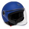 Casco Jet MT Street Solid A7 Blu Opaco Moto Scooter