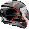 Casco Modulare MT Atom SV Opened B5 Bianco Rosso ECE 22.05